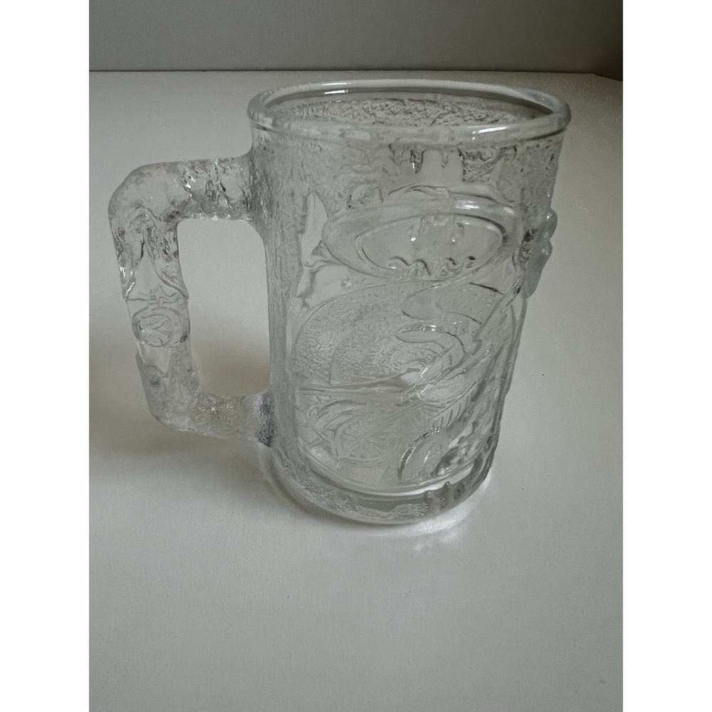 vintage McDonald's Batman Forever Robin 3D Collector's Edition‎ Glass Mug